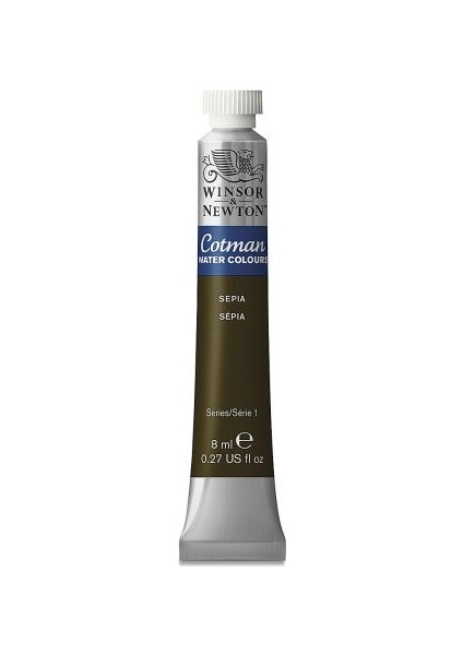 : Cotman Tüp Sulu Boya : 8 ml : Sepia 609