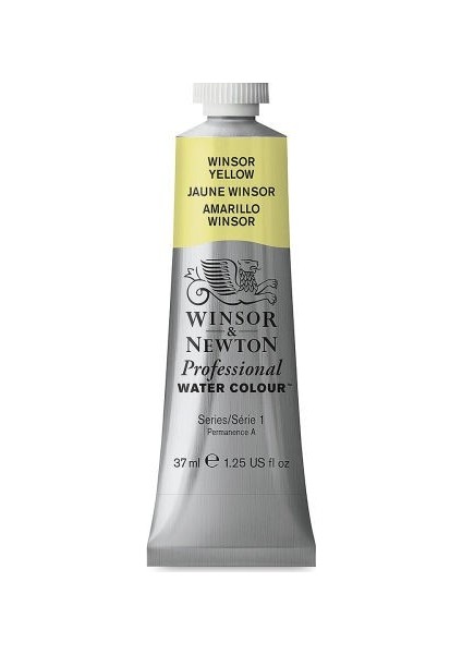 : Professional : Tüp Sulu Boya : 37 ml : Winsor Yellow 730 S.1