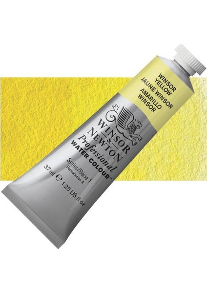: Professional : Tüp Sulu Boya : 37 ml : Winsor Yellow 730 S.1