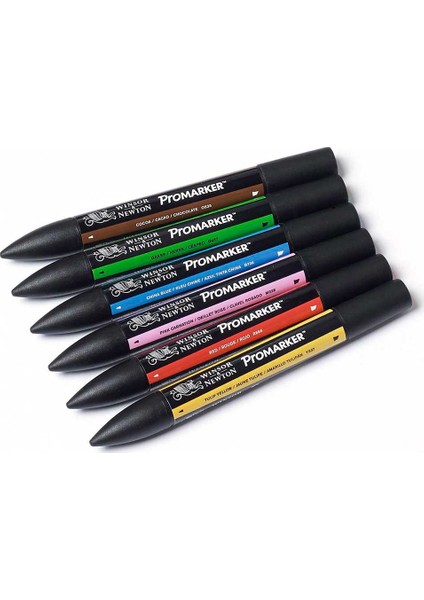 Winsor & Newton : Promarker Ara Tonlar Seti 6 Renk