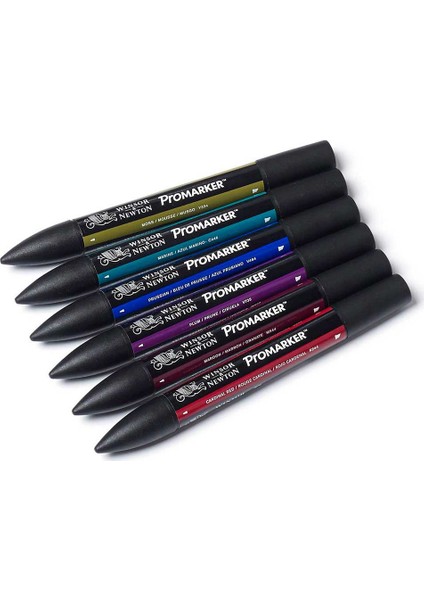 Winsor & Newton : Promarker Zengin Tonlar Seti 6 Renk