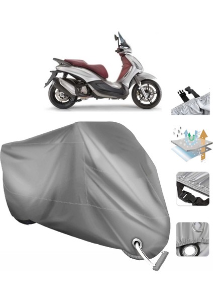 Piaggio Beverly Sport Touring 350 I.e. Vinleks Motor Brandası Arka Çanta Uyumlu fiyatları