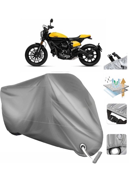 Ducati Scrambler Full Throttle Vinleks Motor Brandası (Bağlantı, Kilit Uyumlu)