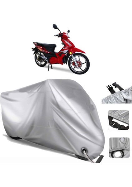 Motolux Alf-Cup Elektrikli Motor Brandası Arka Çanta Uyumlu (Bağlantı ve Kilit Uyumlu)