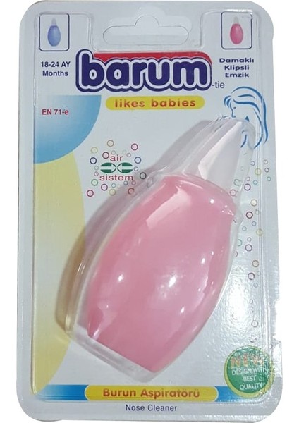 Barum Pembe Burun Aspiratörü