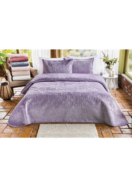 Flair Yatak Örtüsü Tek Kişilik Mürdüm