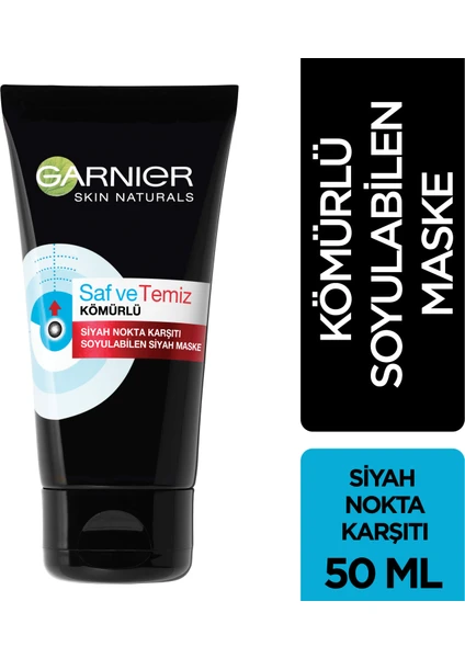 Kömürlü Siyah Nokta Karşıtı Soyulabilen Maske 50Ml