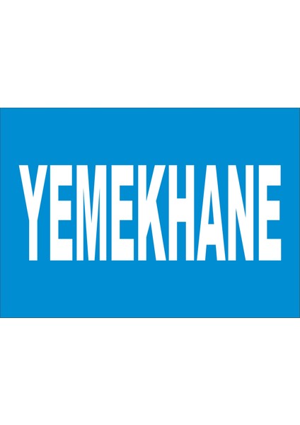 Yemekhane Levhası