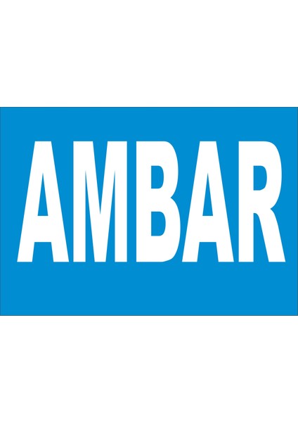 Ambar Levhası