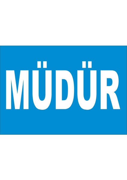 Müdür Levhası
