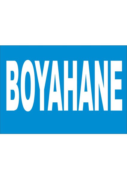 Boyahane Levhası