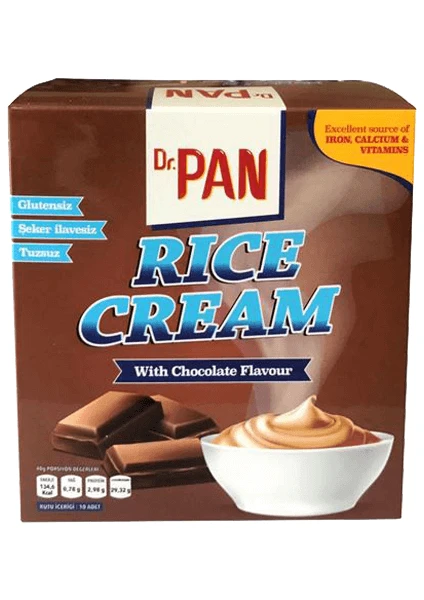 Dr. Pan Aromalı Rice Cream 400 gr Çikolata