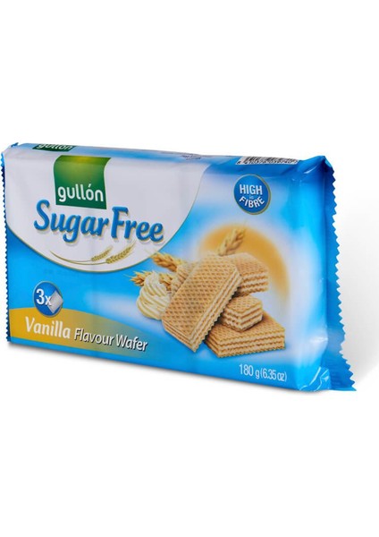 Şekersiz Vanilyalı Gofret 180 gr