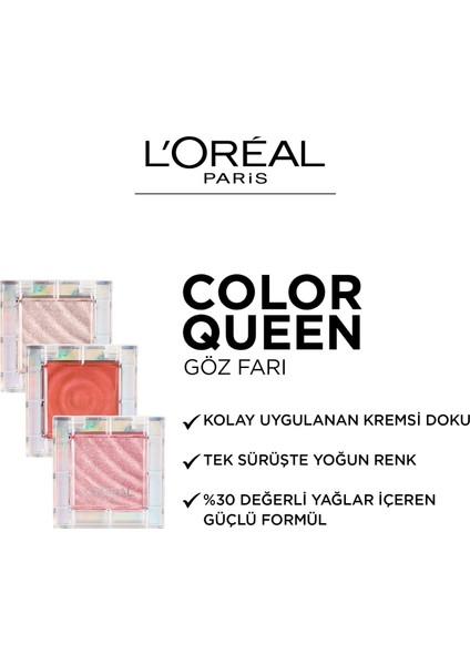 L'Oréal Paris Color Queen Tekli Göz Farı 24 Excessive