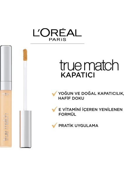 L'Oréal Paris Loreal Paris True Match Kapatıcı 2N Vanilla