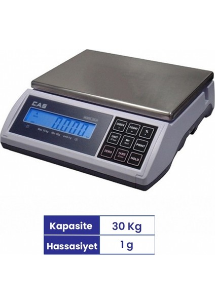 Cas Ed-H 30 Kg. Tartım Terazisi