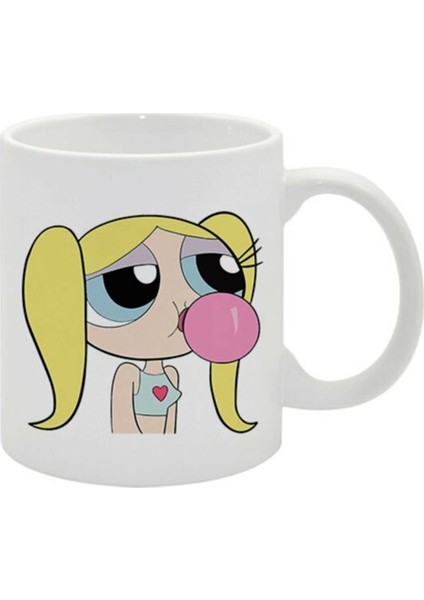 Powerpuff Girls Bubbles Baskılı Kupa Bardak