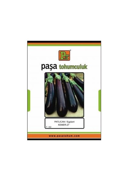 Patlıcan Tohumu 10 gr Kemer-27 Uzun Patlıcan