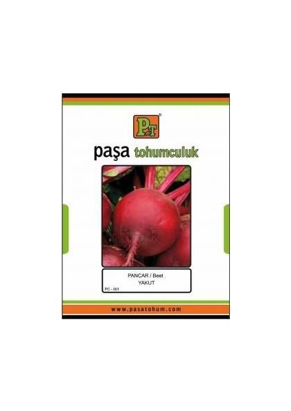 Kırmızı Pancar Tohumu 10 gr Paşa Tohumculuk