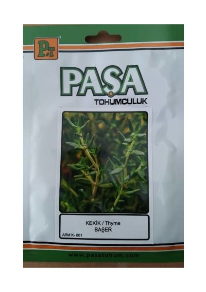 Kış Kekiği Tohumu 5 gr Paşa Tohumculuk
