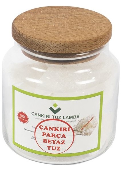 Doğal Parça Kaya Tuzu Net 500 gr Orta Boy