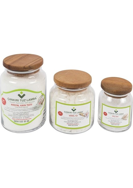 Karma Çankırı Kaya Tuzu Net 1750 gr 3'lü Set