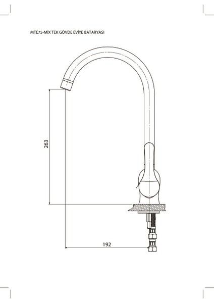 Felis Tek Gövde Eviye Bataryası -MTE75- fiyatları