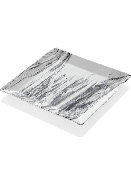 Mermer Görünümlü 4lü Servis Tabağı 24 cm