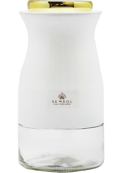 Sembol Kitchen ART-115 20 cm. Vakum Kapaklı Kavanoz Beyaz fırsatları