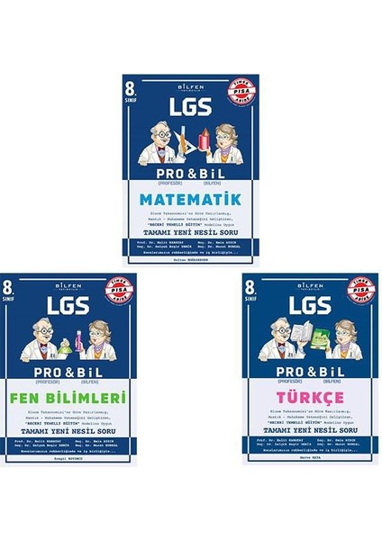 8. Sınıf Pro & Bil 3'lü Kitap Seti