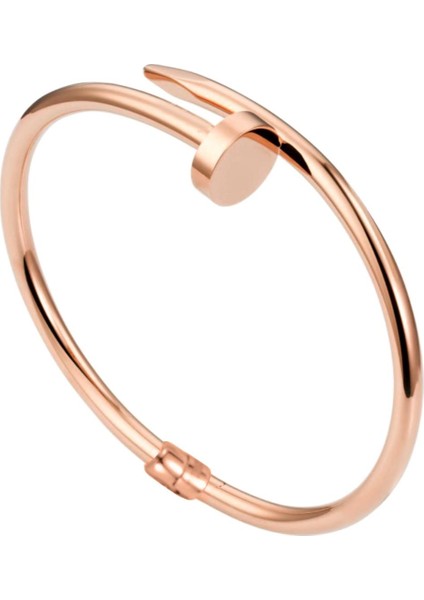 Çivi 14 Ayar Rose Altın Bilezik