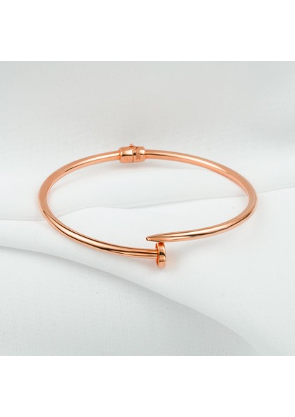 Çivi 14 Ayar Rose Altın Bilezik modelleri