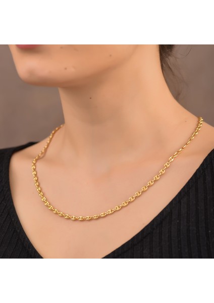 Ayyıldız Kuyumculuk Kadın Kahve Çekirdeği Altın Zincir