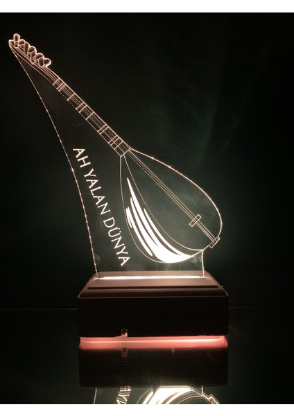 Bağlama Saz 16 Renk LED Lamba