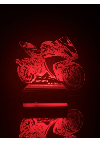 Yamaha R25 Motor 16 Renk Gece Lambası modelleri