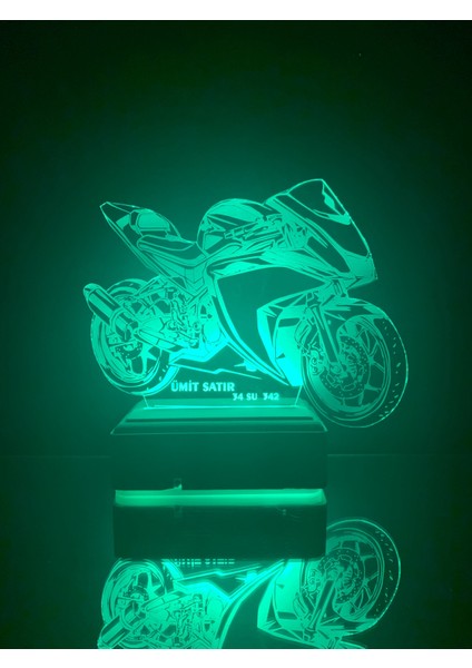 Yamaha R25 Motor 16 Renk Gece Lambası indirimleri