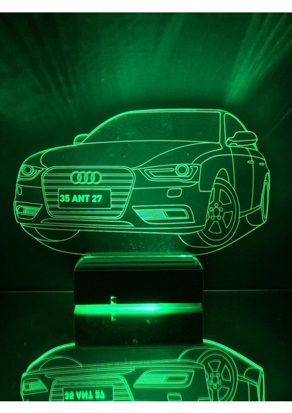 Kişiye Özel Plaklı Araba 16 Renk Gece Lambası fiyatları