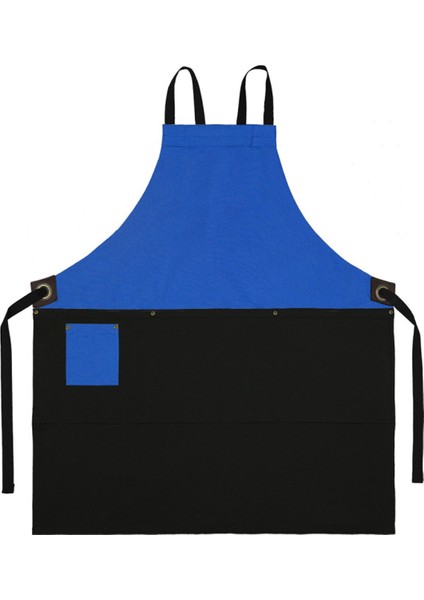 Nakışlı Boyundan Askılı Mutfak Iş Önlüğü - Saks