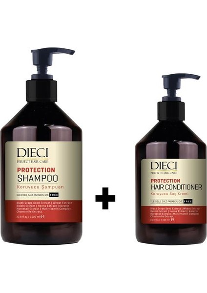 Protection 1000 ml Şampuan + Protection 500 ml Conditioner