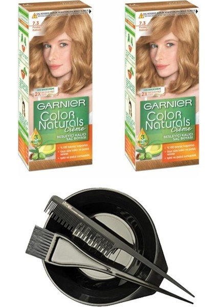 Color Naturals Saç Boyası 7.3 x 2+Saç Boyama Seti