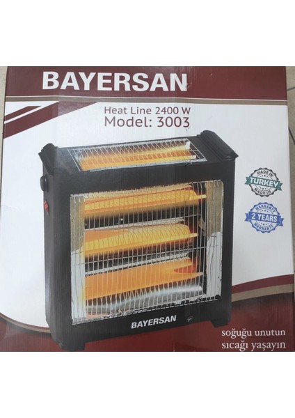 3003 2400 W Isıtıcı Soba