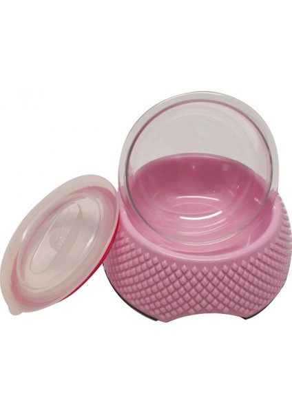 Saklama Kaplı Kedi- Köpek Mama Kabı BP212 19 cm Pembe