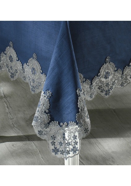 Fiore 160*260 cm Masa Örtüsü Gri