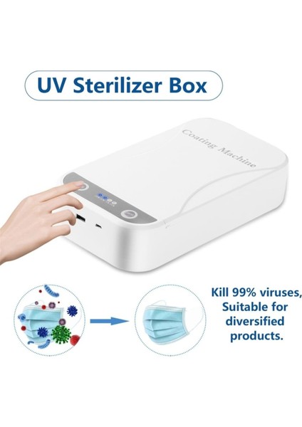 Marka Ithal Beyaz Uv Sterilizasyon Kutusu Çok Fonksiyonlu