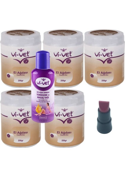 El Ağdası 5 Adet- Vivet Ağda Yağı