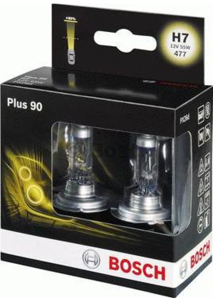 H7 Far Ampulu Plus 90 (2 Ampul Set)