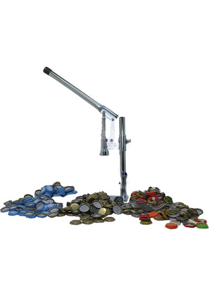 Gazoz Kapağı Kapatma Makinesi Ve 100 adet Gazoz Kapağı