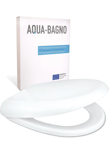 Aqua Bagno  Crown  Yavaş Kapanan Klozet Kapağı