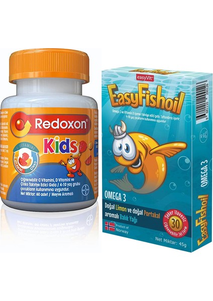 Kids + Easyfishoil Omega3 2'li Set