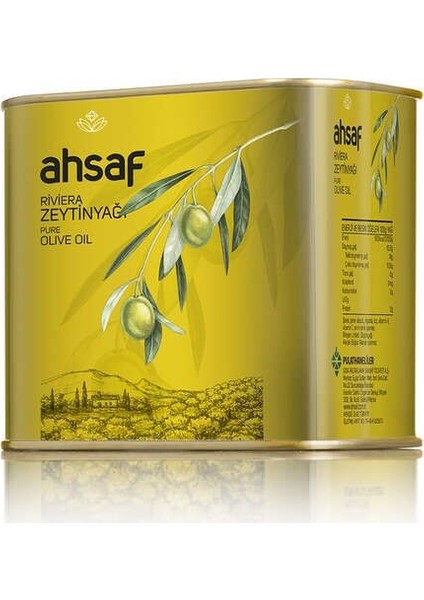 Riviera Zeytinyağı 500 ml -Teneke